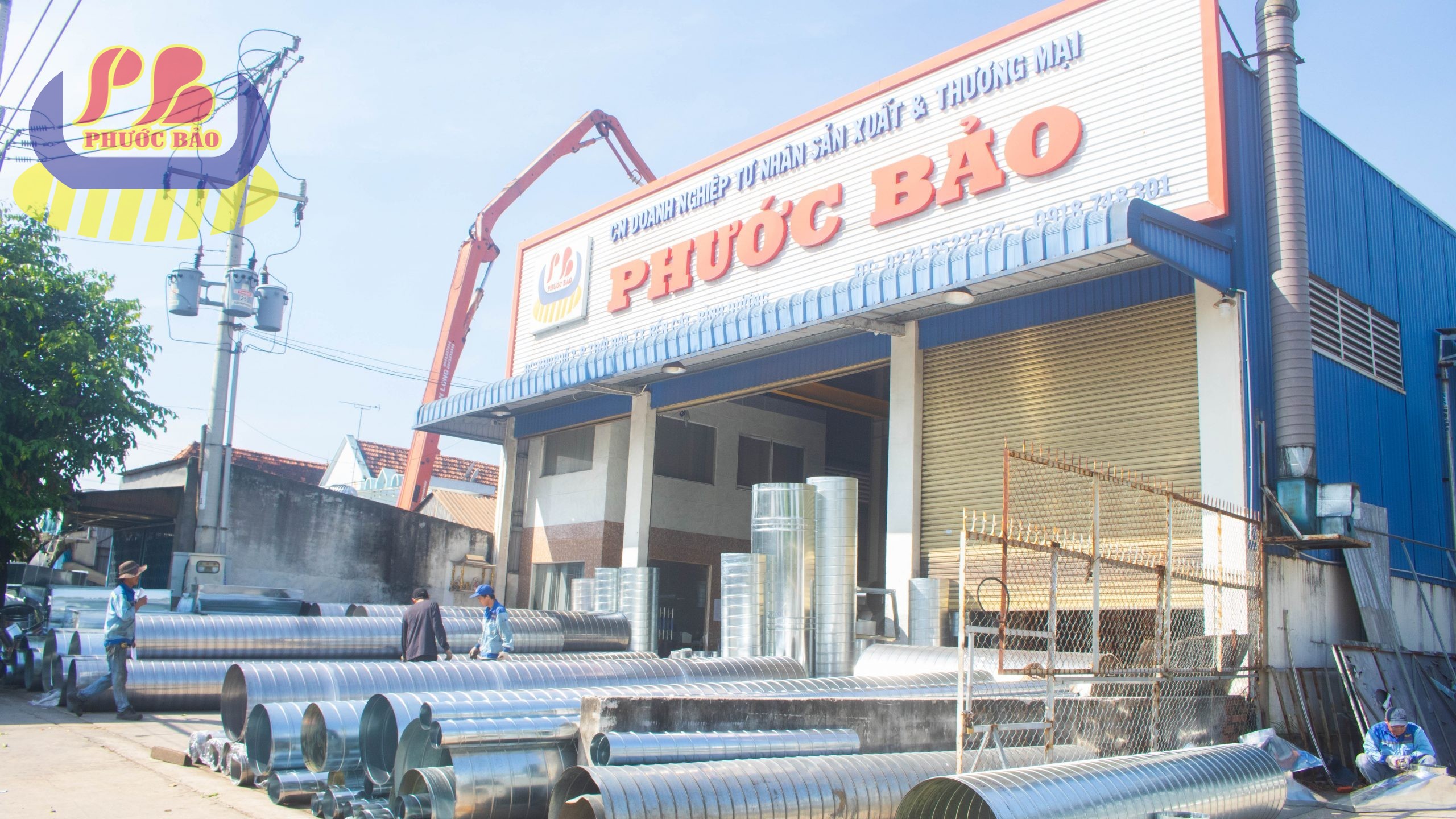 Phước Bảo chuyên cung cấp ống gió công nghiệp tại Dầu Tiếng
