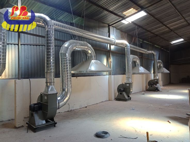 Hệ thống xử lý bụi nhà xưởng tại Thuận An