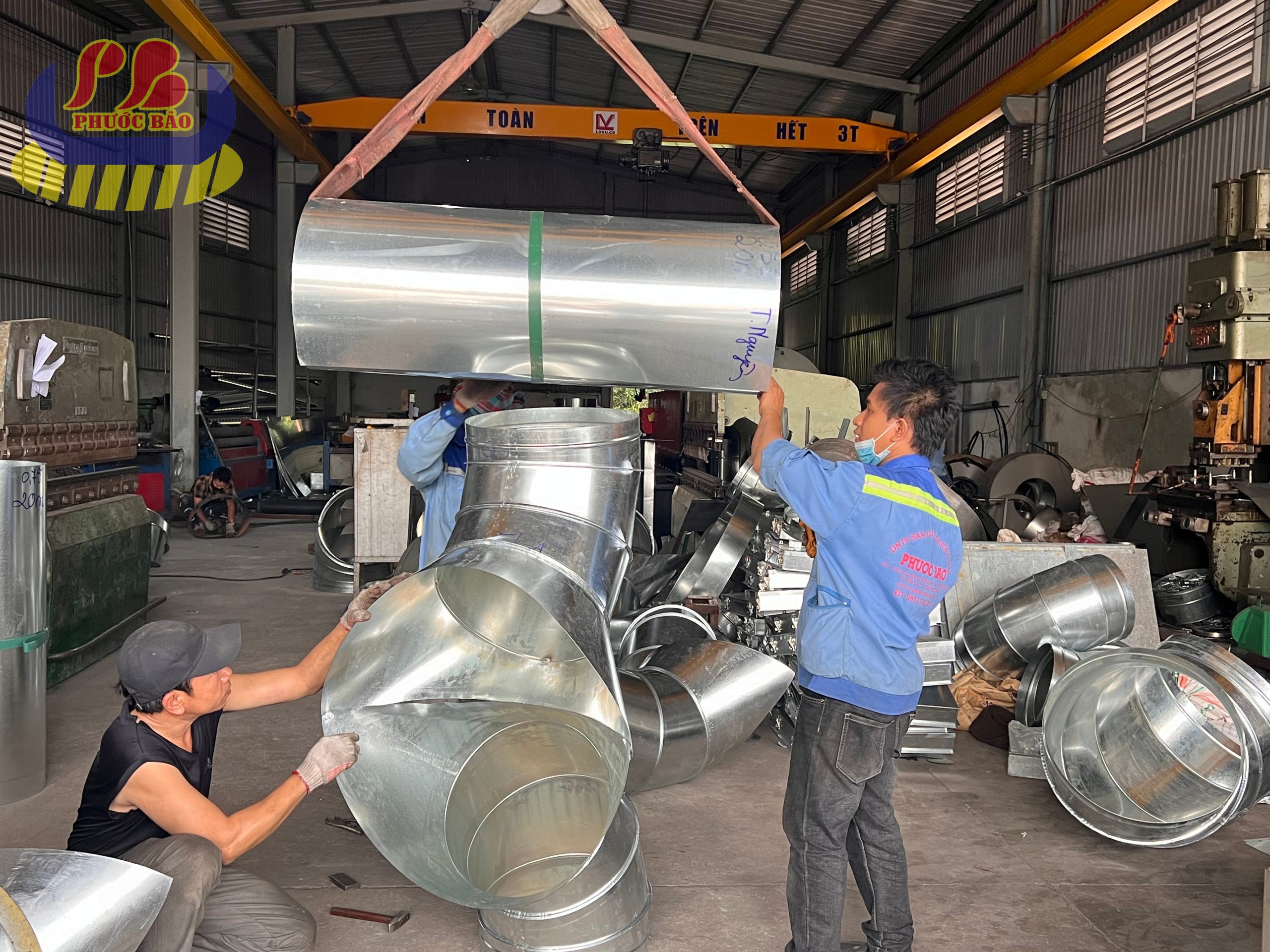 ống gió công nghiệp tại Bình Dương