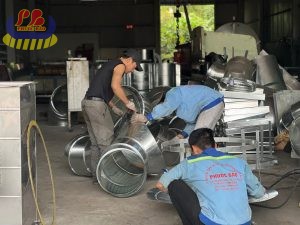 Thiết kế thông gió kết hợp hút bụi