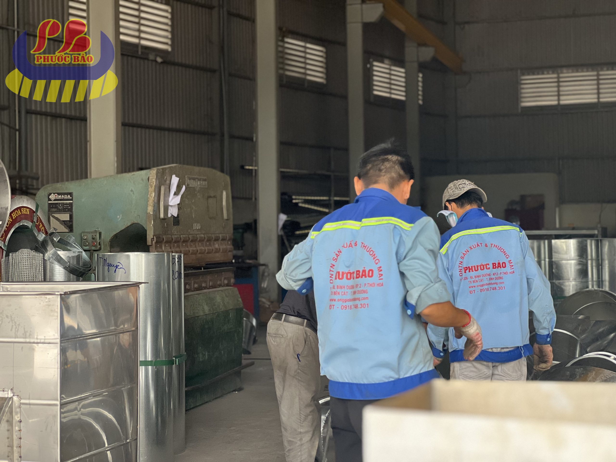 Sản xuất ống gió theo bản vẽ