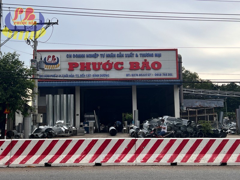 Xưởng sản xuất ống gió tại Bình Dương
