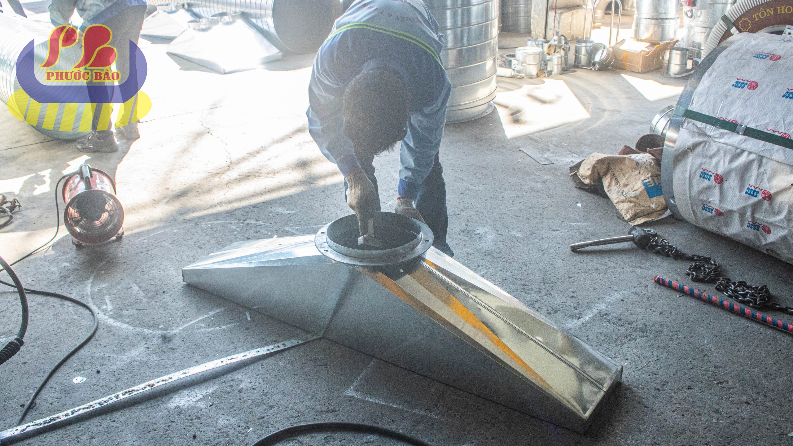 Lắp đặt ống gió mềm